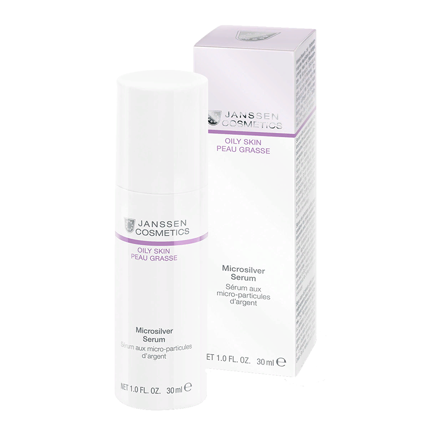 JANSSEN COSMETICS Сыворотка с антибактериальным действием для жирной, воспаленной кожи / Microsilver Serum OILY SKIN 30 мл, фото 3
