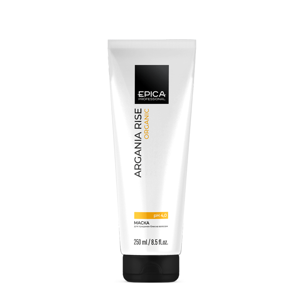 EPICA PROFESSIONAL Маска для придания блеска с маслом арганы / Argania Rise ORGANIC 250 мл, фото 4