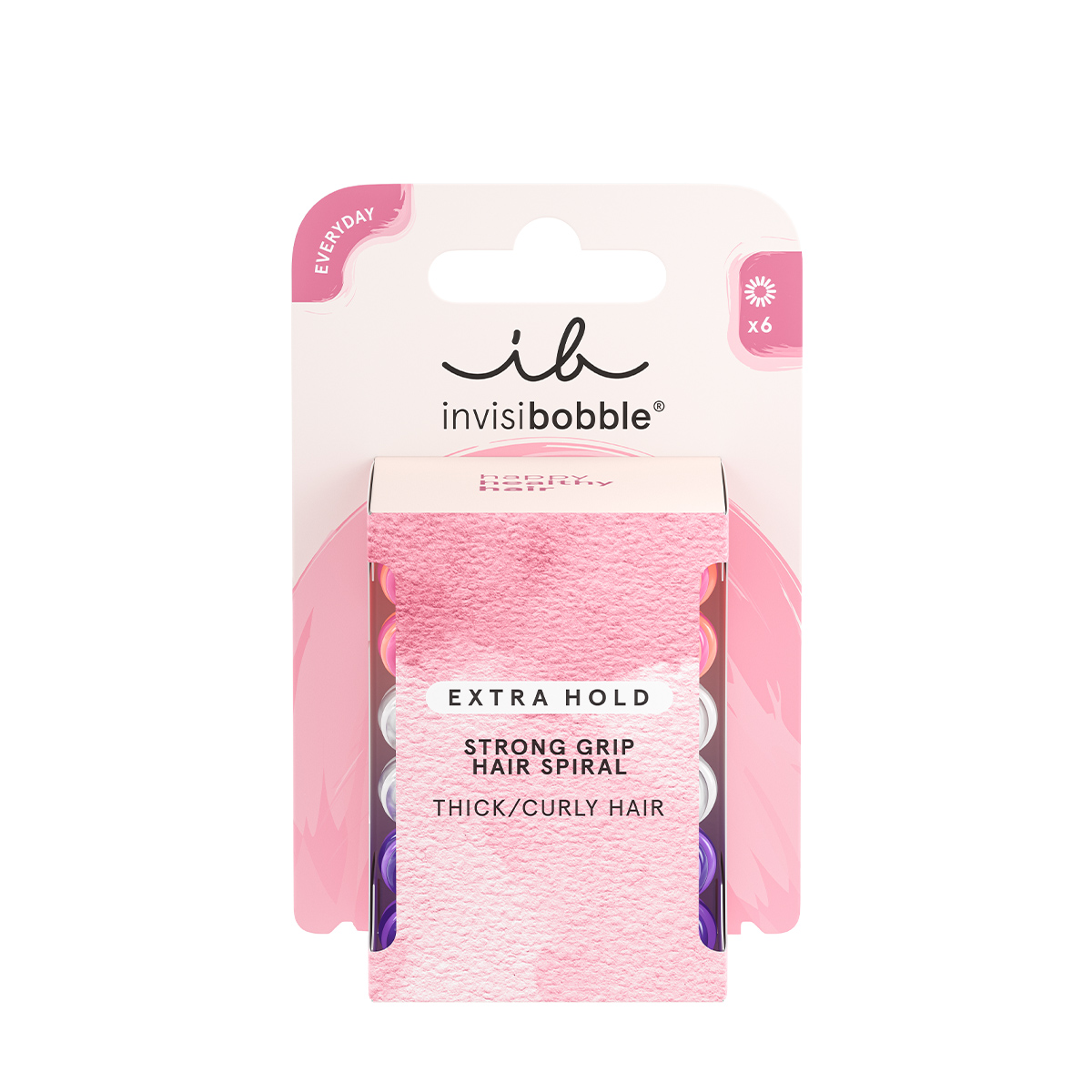 INVISIBOBBLE Набор резинок-браслетов для густых волос, 6 шт / invisibobble EXTRA HOLD Twirl Boss, фото 2