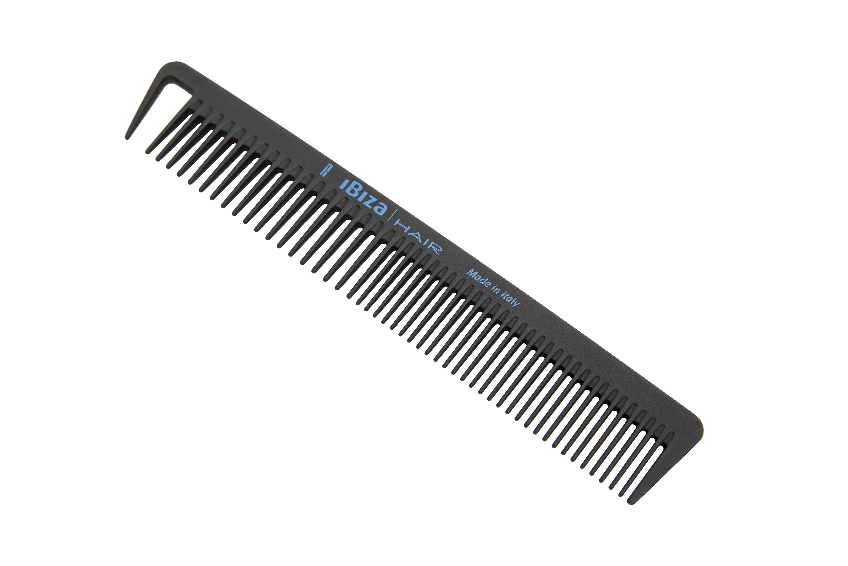 IBIZA HAIR Расческа карбоновая с широкими секциями / Carbon Comb Section, фото 1