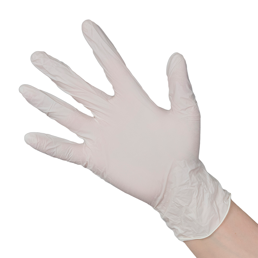 SAFE & CARE Перчатки нитрил белые M / Safe&Care ZN 315 100 шт
