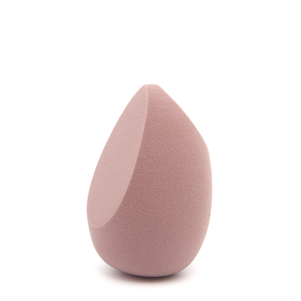 SOLOMEYA Спонж для макияжа вытянутый с двойным срезом, серо-коричневый / Elongated Double-Sided Cut blending sponge Deep Taupe 1 шт, фото 2