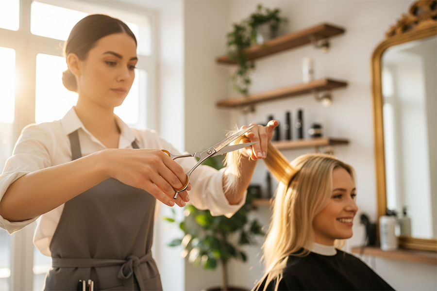 IWOU PROFESSIONAL Ножницы парикмахерские прямые 6,5/Mercury, фото 5