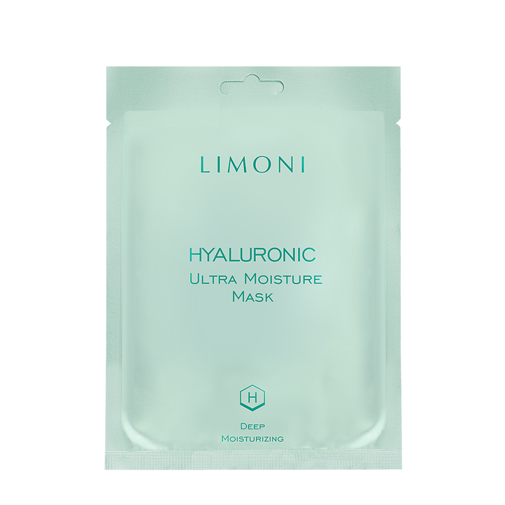 LIMONI Маска увлажняющая для лица с гиалуроновой кислотой / Hyaluronic Ultra Moisture Mask 23 гр, фото 1