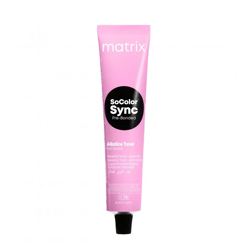 MATRIX 6A краситель для волос тон в тон, темный блондин пепельный / SoColor Sync 90 мл, фото 4