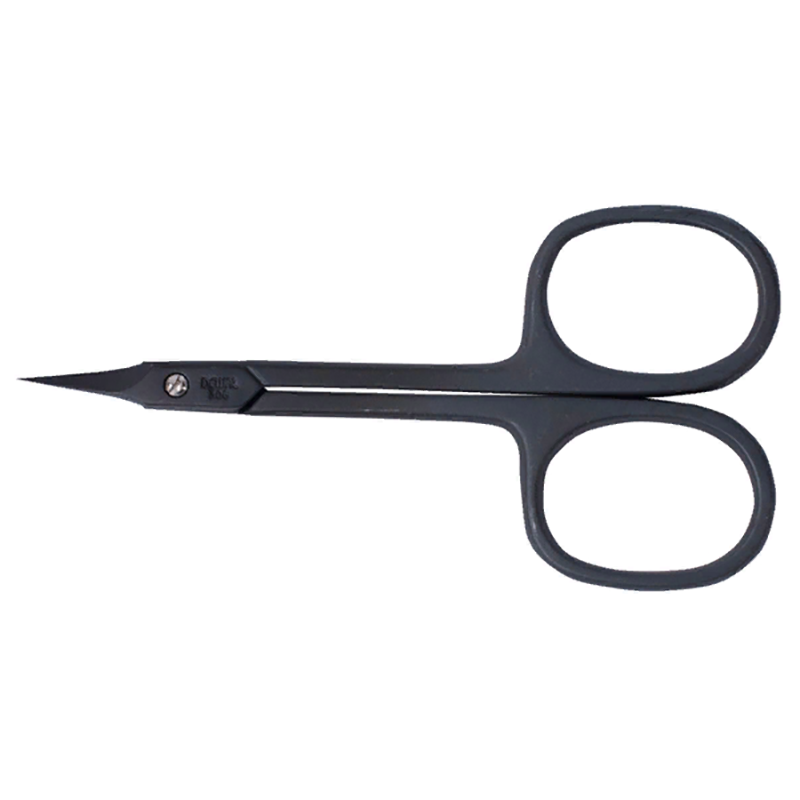 DEWAL PROFESSIONAL Ножницы для кутикулы Black Edition, черные матовые (306black), фото 3