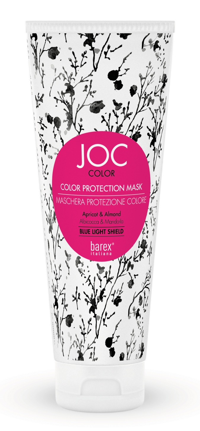 BAREX Маска для волос Стойкость цвета, абрикос и миндаль / JOC COLOR 200 мл