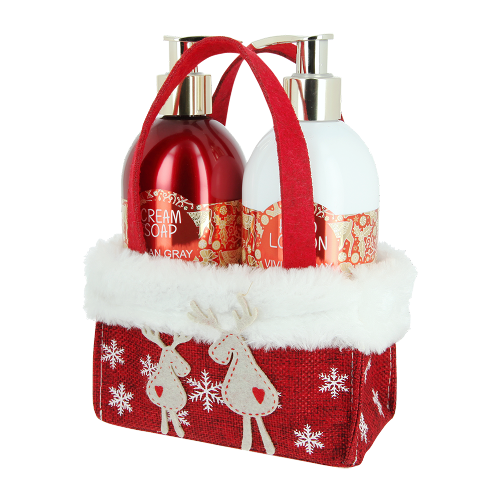 

VIVIAN GRAY Набор для рук Красное Рождество (крем-мыло 250 мл + лосьон 250 мл) Vivian Gray Set Red Christmas