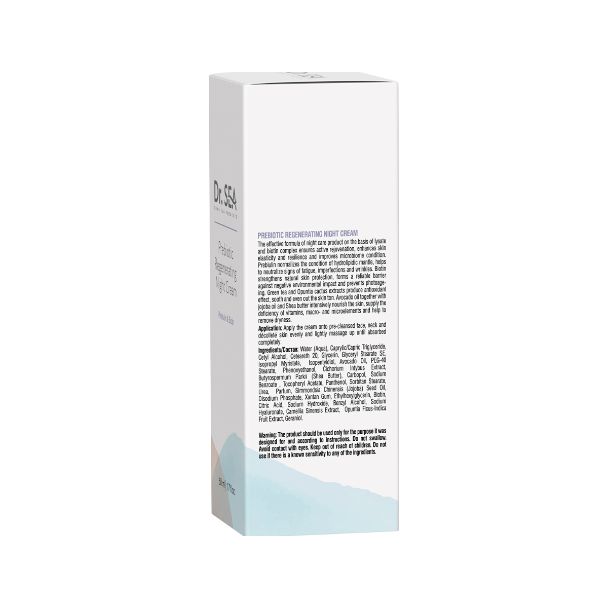 DR. SEA Крем восстанавливающий ночной с пребиотиком / DR.SEA 50 мл, фото 3