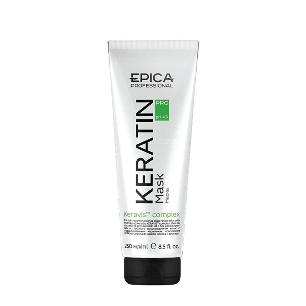 

EPICA PROFESSIONAL Маска для реконструкции и глубокого восстановления волос / Keratin Pro 250 мл