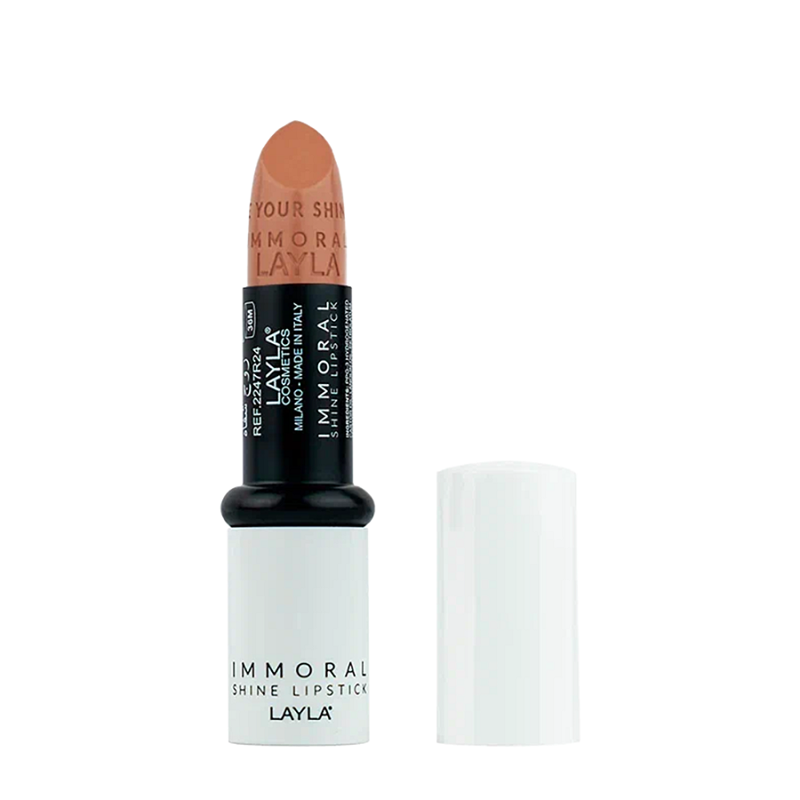 LAYLA COSMETICS Помада блестящая для губ, №1 / IMMORAL SHINE LIPSTICK ONE WISH 4 гр, фото 2