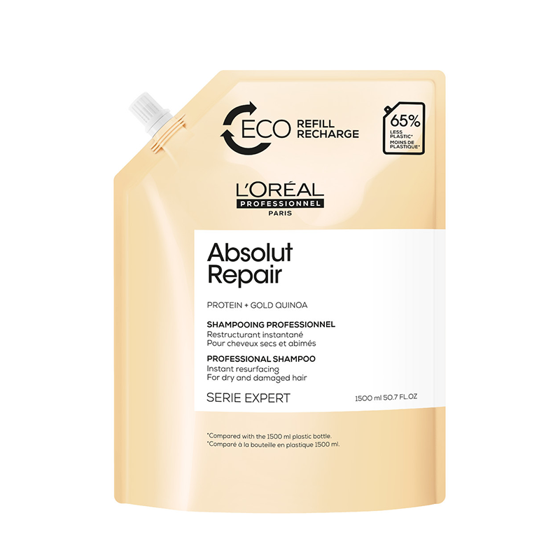 

L'OREAL PROFESSIONNEL Шампунь для очень поврежденных волос, рефилл / ABSOLUT REPAIR 1500 мл