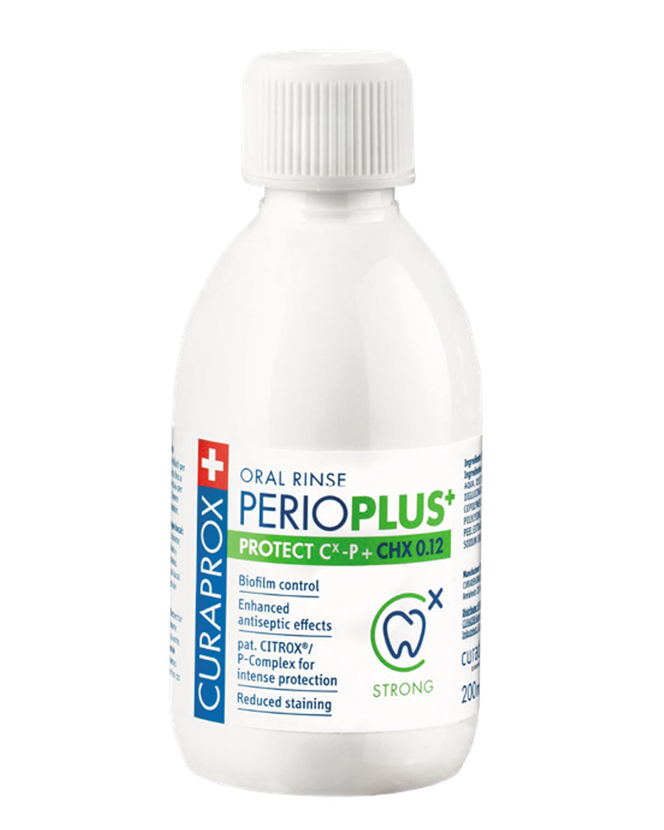 CURAPROX Жидкость-ополаскиватель для полости рта с содержанием хлоргексидина 0,12% / Perio Plus Protect 200 мл