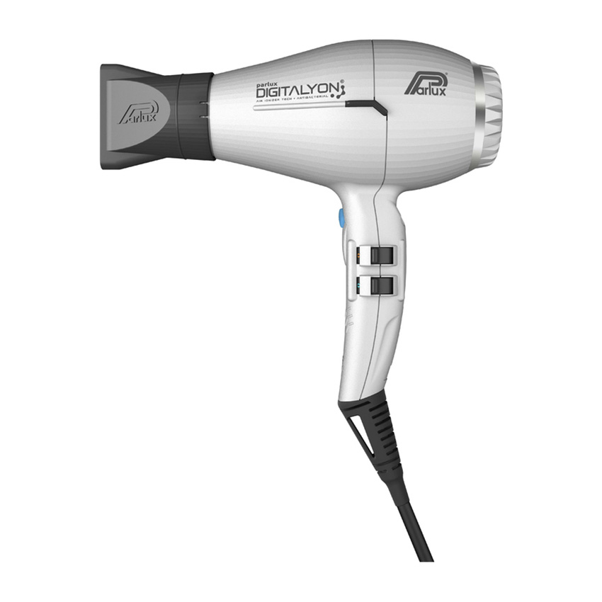 PARLUX Набор фен Parlux Digitalyon Silver, серебристый, 2400 Вт, 2 насадки + диффузор MagicSense, фото 4