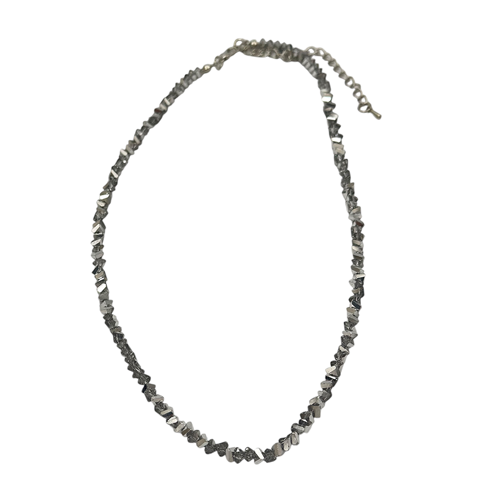 IWOU PROFESSIONAL Чокер Кристалики серебро, фото 1