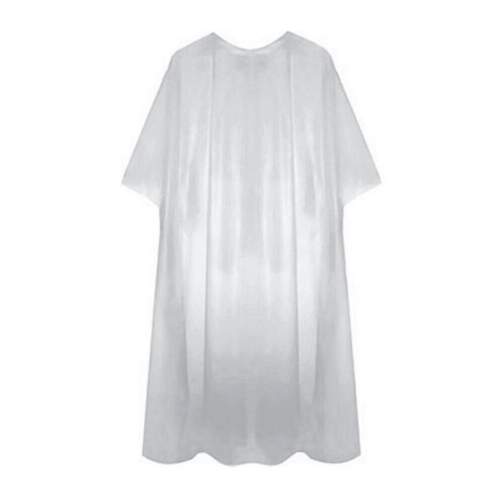 ЧИСТОВЬЕ Пеньюар для парикмахера полиэтилен стандарт серебро 160*100 50 штук, фото 2