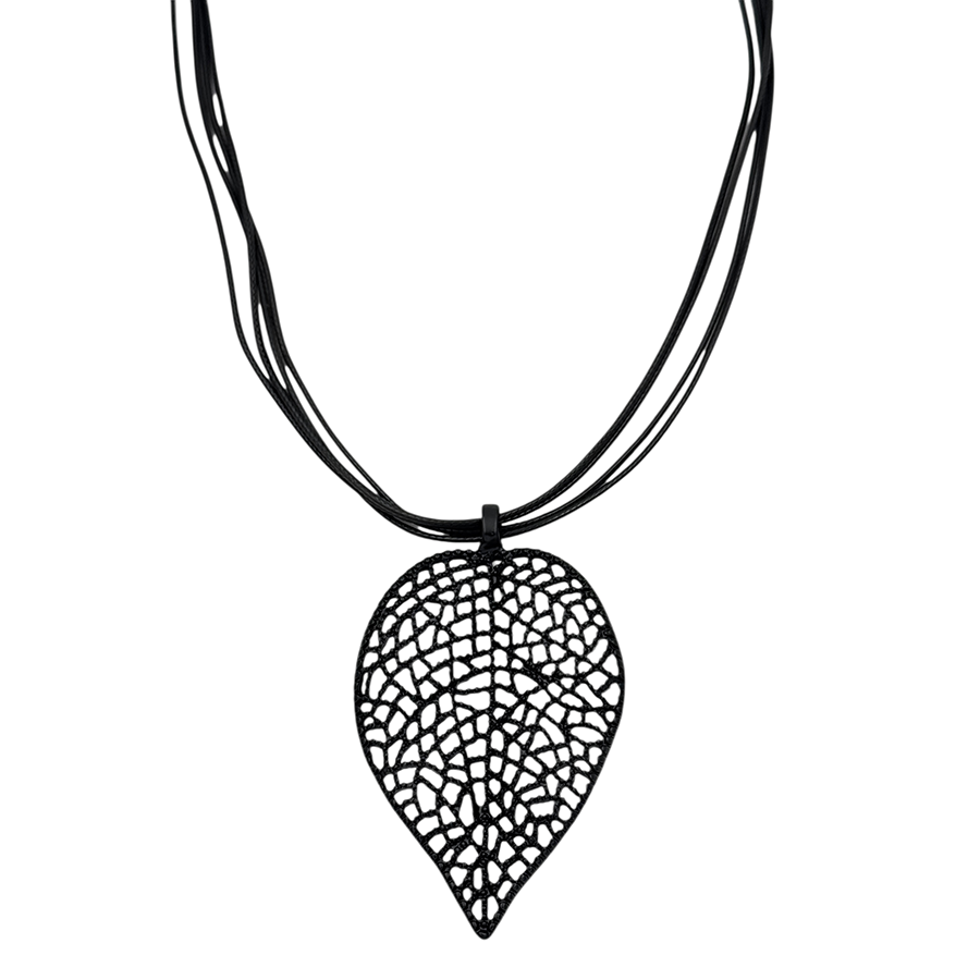 IWOU PROFESSIONAL Подвеска Кружевной лист черный, фото 2