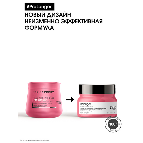 L'OREAL PROFESSIONNEL Маска для восстановления волос по длине / PRO LONGER 250 мл, фото 5
