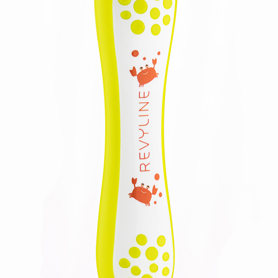 REVYLINE Щетка зубная детская от 0 до 3 лет, желтая / Baby S3900, фото 3