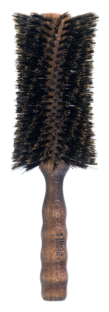 IBIZA HAIR Щетка круглая, закрученная, вогнутая для укладки волос, диаметр 80 мм (красное дерево), фото 1