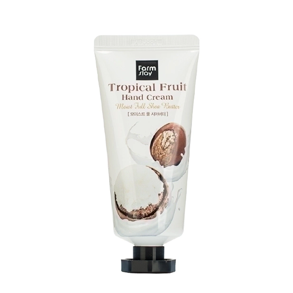 

FARMSTAY Крем для рук с маслом ши / TROPICAL FRUIT HAND CREAM MOIST FULL SHEA BUTTER 50 мл