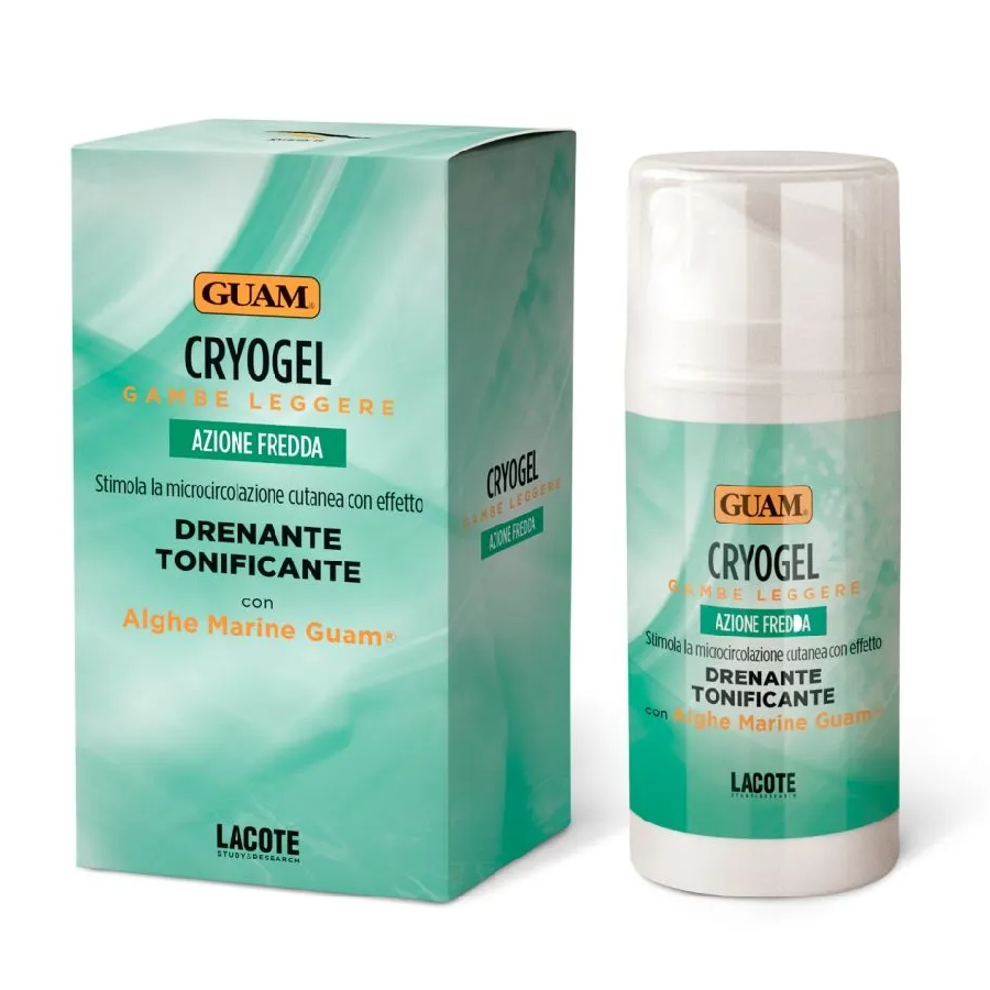 GUAM Криогель для ног дренажный тонизирующий 100 мл, фото 2