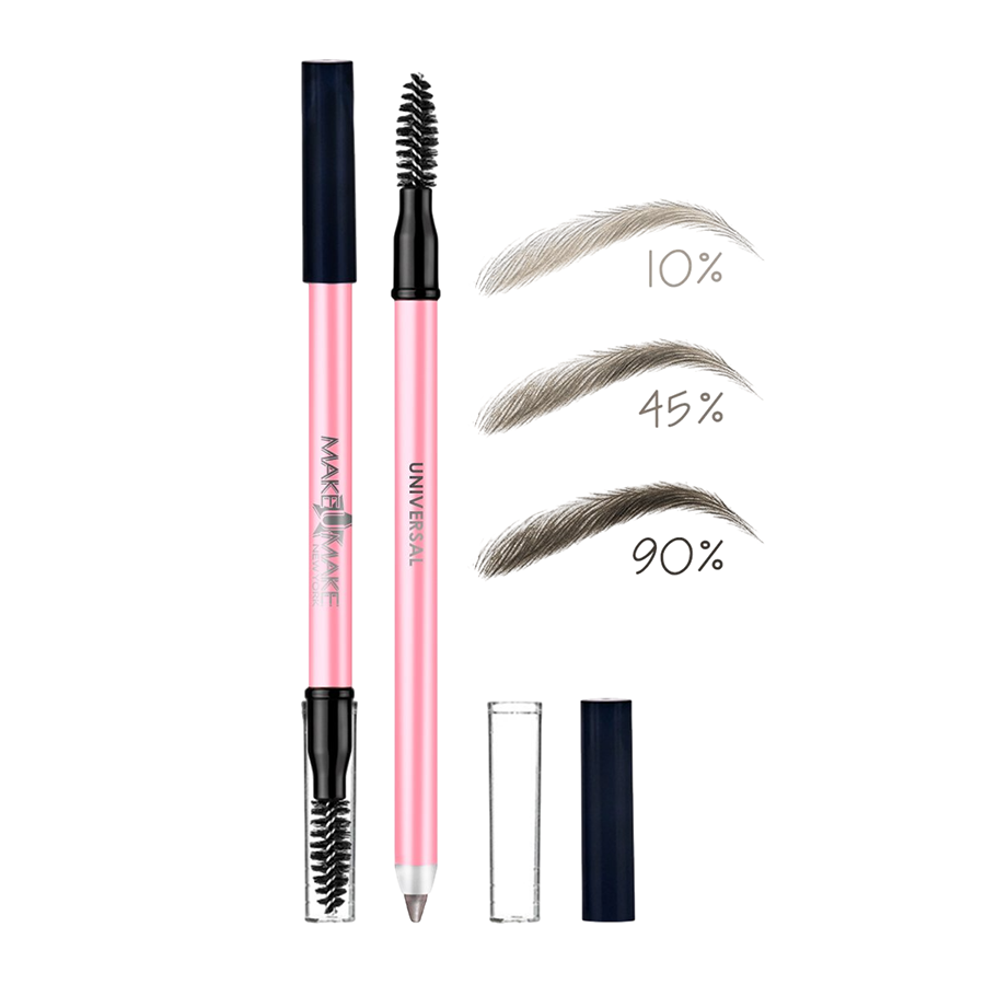 MAKE U MAKE Карандаш водостойкий 18 часов для бровей от блондинки до брюнетки / MAKEUMAKE 3,2 гр, фото 2