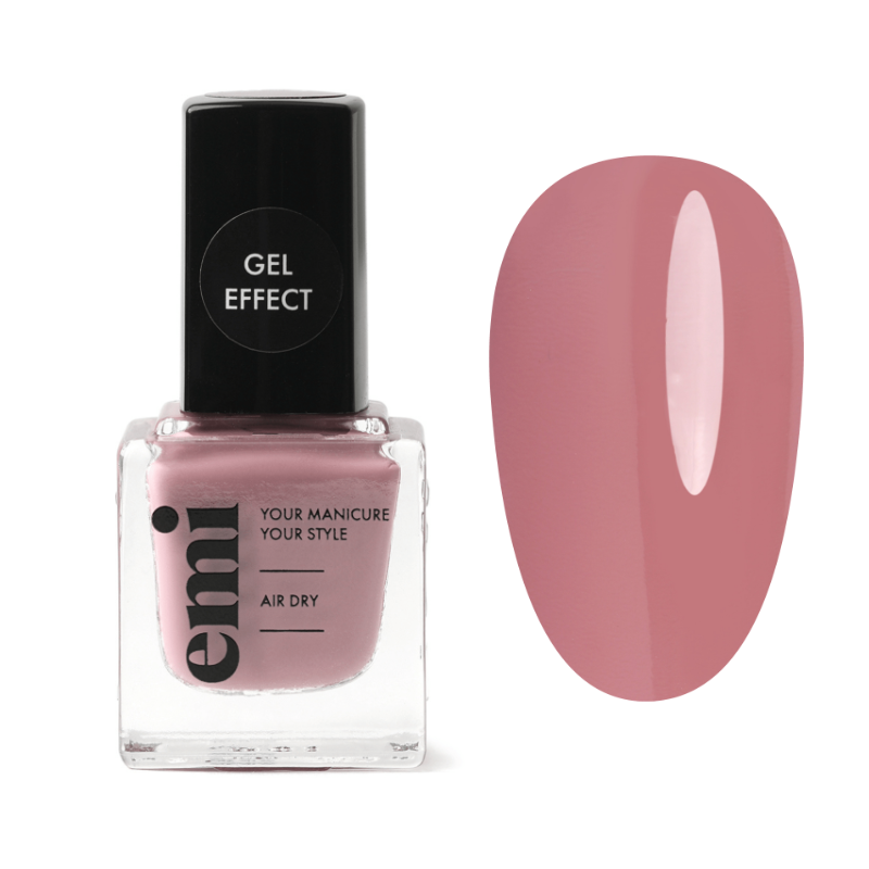 E.MI 017 лак ультрастойкий для ногтей, Розовый загар / Gel Effect 9 мл e mi 174 ультрастойкий лак рубиновая рулетка gel effect 9 мл