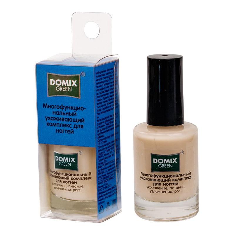 DOMIX Комплекс многофункциональный ухаживающий для ногтей / DG 11 мл комплекс кожа волосы и ногти аквион таблетки по 1г 60шт