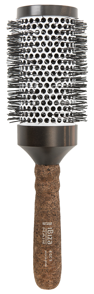 IBIZA HAIR Щетка круглая, керамическая для укладки волос, диаметр 75 мм (пробка), фото 1