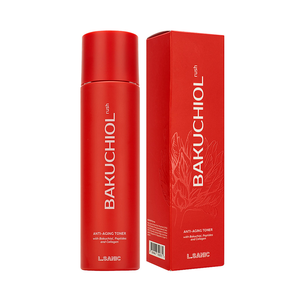 L.SANIC Тонер антивозрастной омолаживающий с бакучиолом, пептидами и коллагеном / L.Sanic 150 мл, фото 2