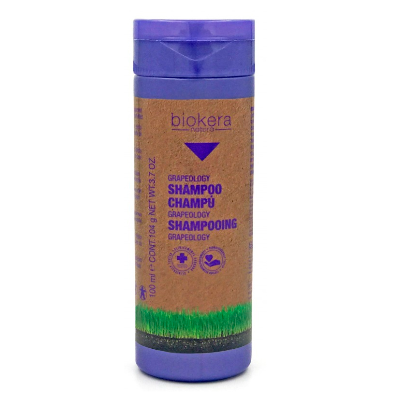 SALERM COSMETICS Шампунь с маслом виноградной косточки для волос / BIOKERA Grapeology 100 мл