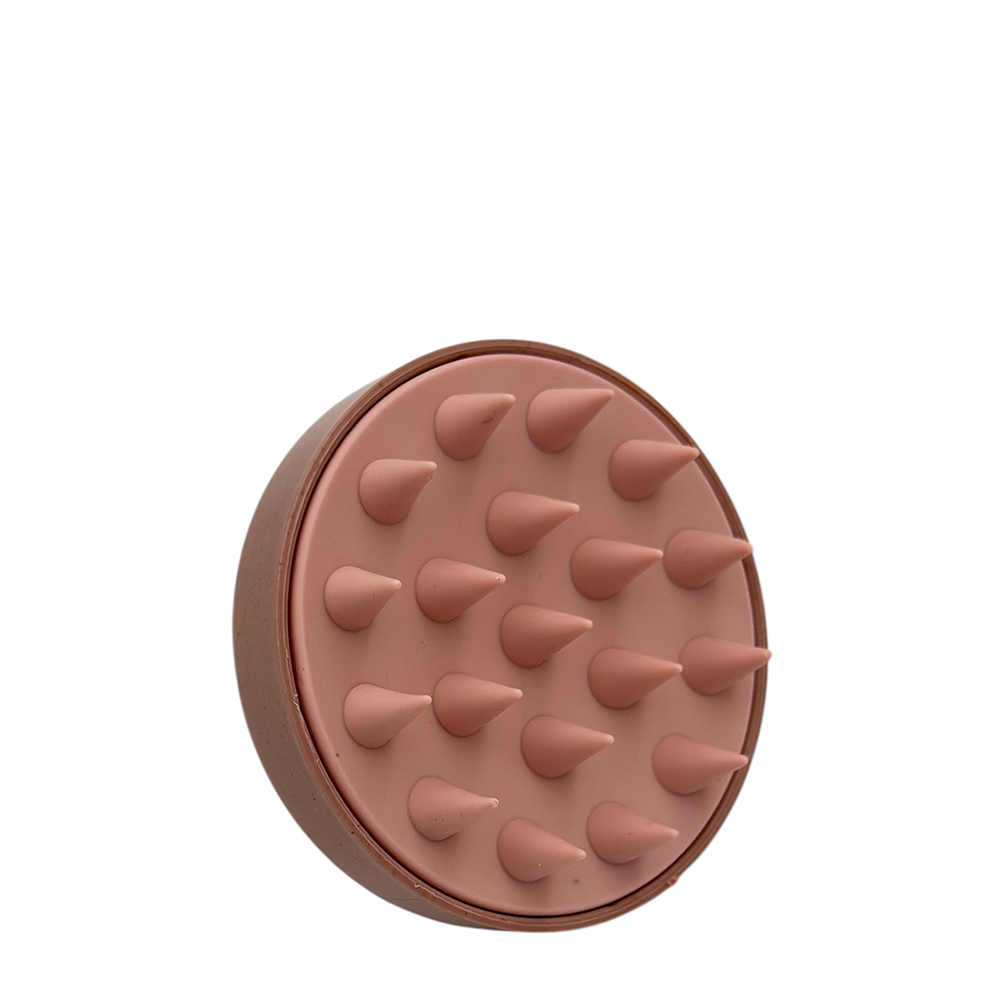 IWOU PROFESSIONAL Массажер для головы и мытья волос пыльная роза, фото 1