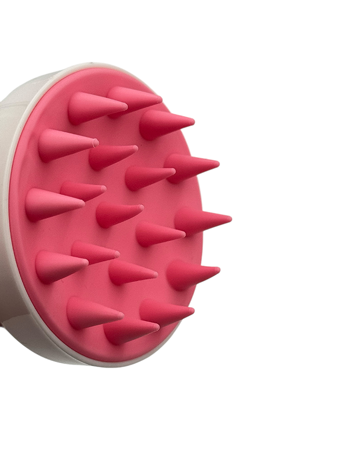 IWOU PROFESSIONAL Массажер для головы и мытья волос бело-розовый, фото 3