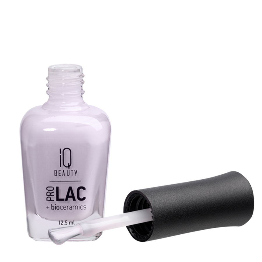 IQ BEAUTY 046 лак профессиональный укрепляющий для ногтей с биокерамикой / Nail polish PROLAC+bioceramics 12,5 мл, фото 3