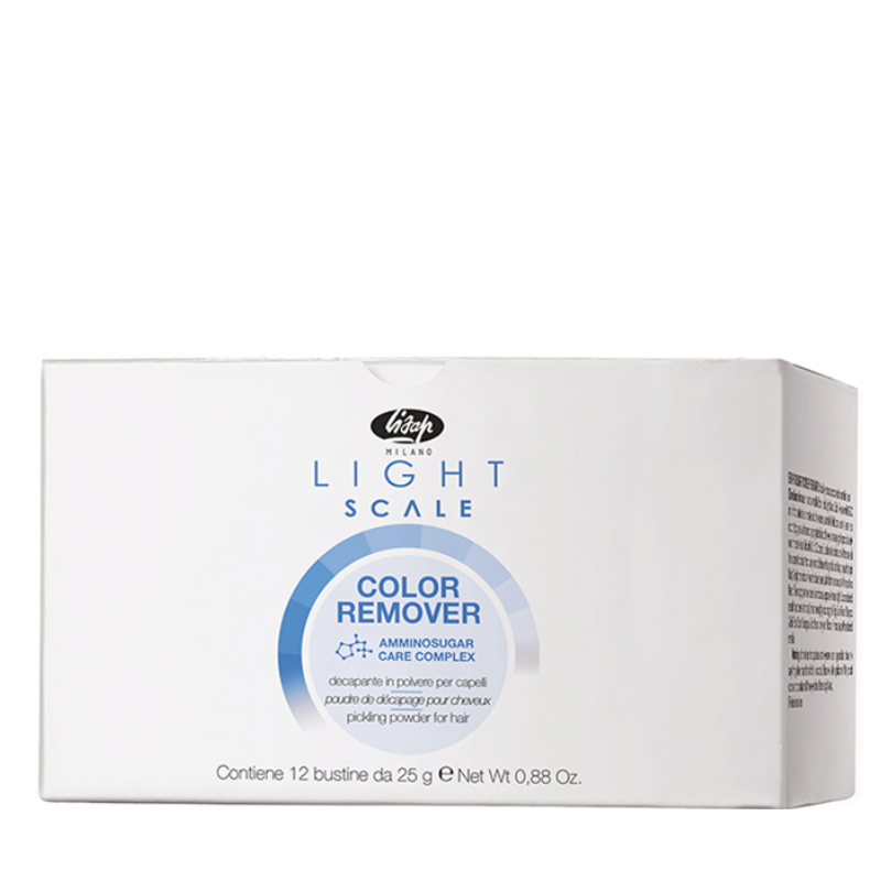 LISAP MILANO Порошок для декапирования волос / Light Scale Color Remover 12 х 25 г lisap milano краситель фильтр кремово гелевый безаммиачный глянцевый металлик lisaplex filter color 100 мл