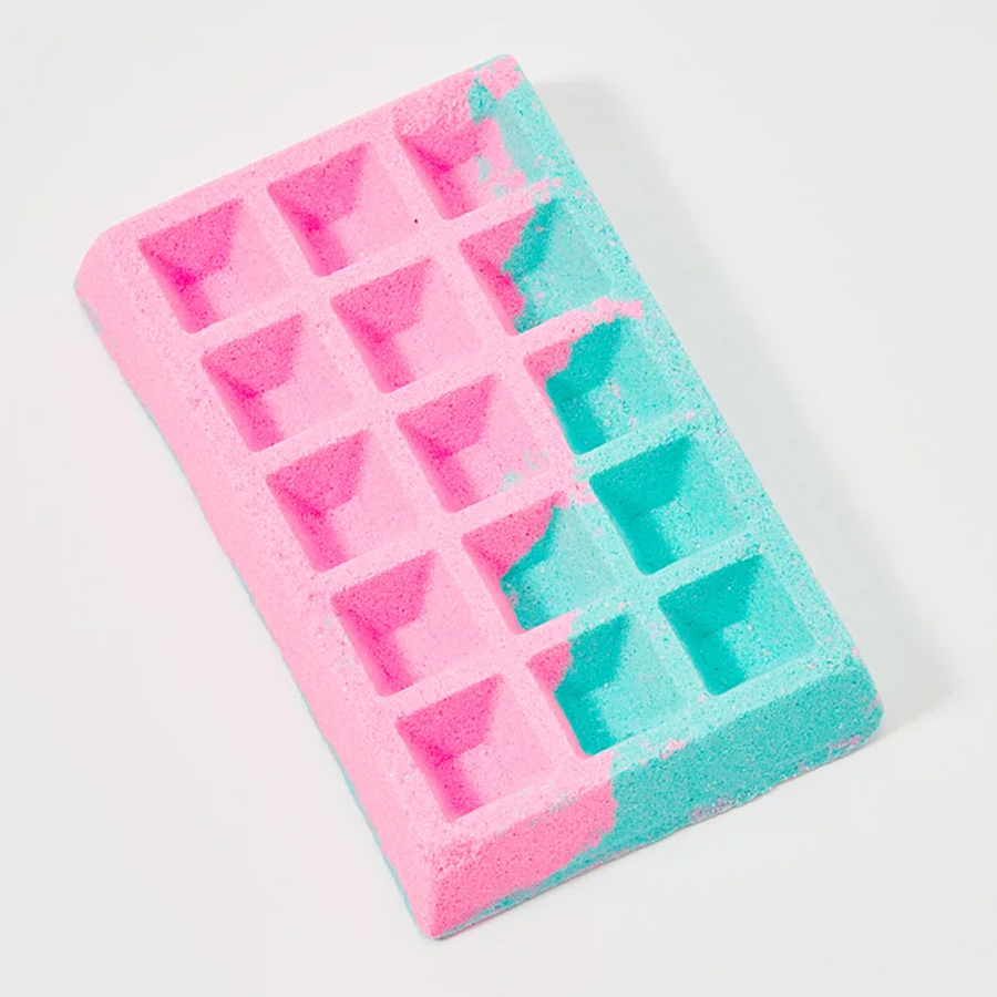 MIPASSIONcorp Бомбочка для ванны вафля, мятно-клубничная карамель / MiPASSiON 140 гр, фото 2