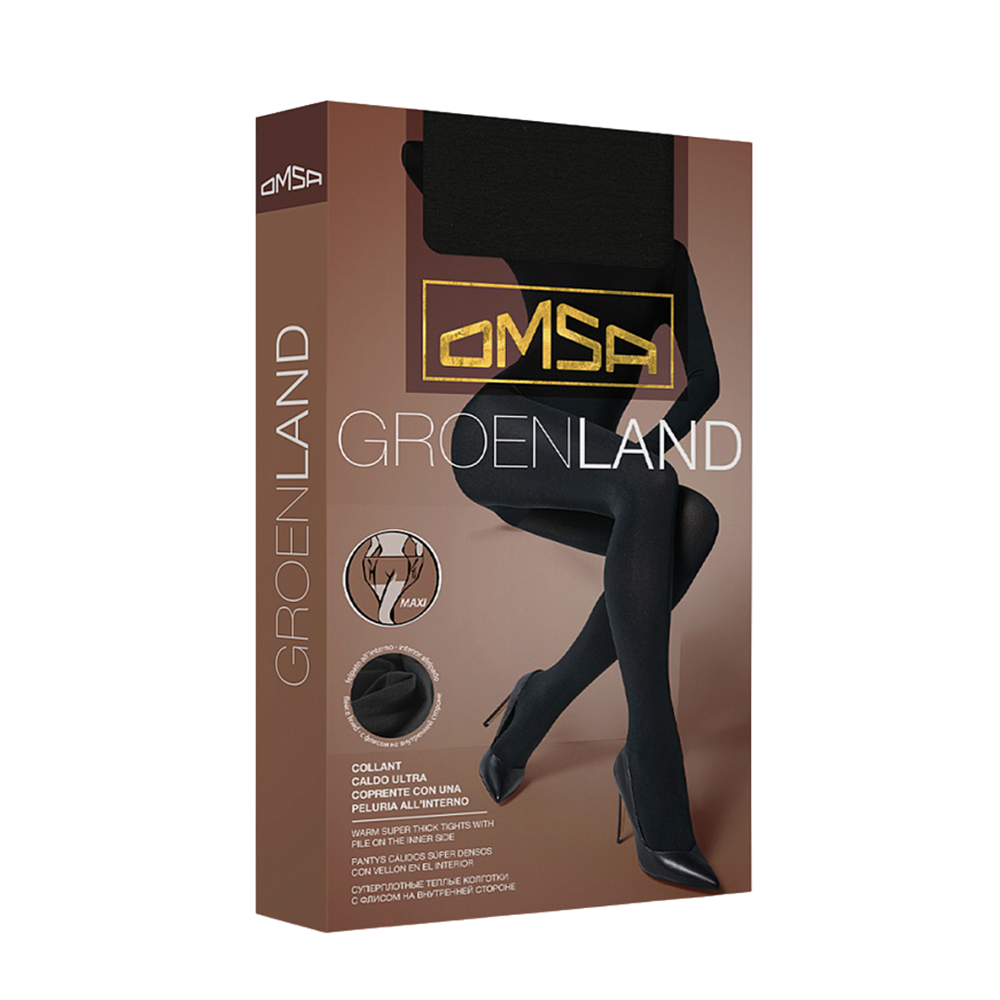 

OMSA Колготки Nero 6(XXL) / GROENLAND