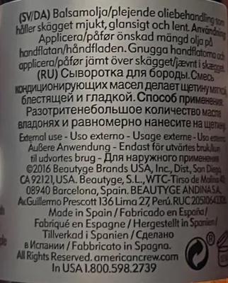 AMERICAN CREW Сыворотка для бороды, для мужчин / Beard Serum American Crew 50 мл, фото 4