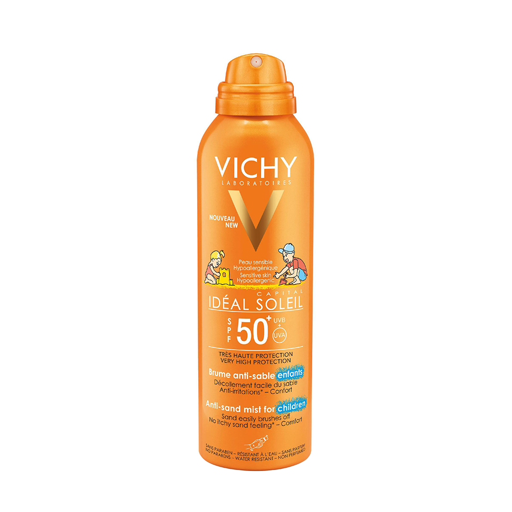 VICHY Спрей-вуаль детский солнцезащитный анти-песок SPF 50+ / Capital Ideal Soleil 200 мл
