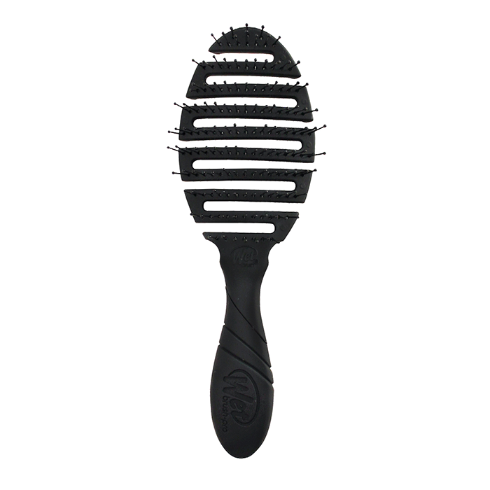 WET BRUSH Щетка для быстрой сушки волос, черная / PRO FLEX DRY BLACK dewal professional расческа рабочая nano комбинированная широкая с разделительным зубцом антистатик черная 19 5 см