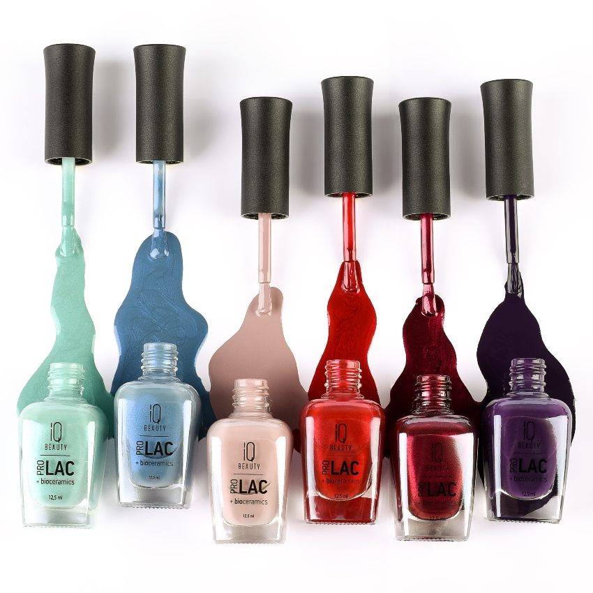 IQ BEAUTY 110 лак для ногтей укрепляющий с биокерамикой / Nail Polish PROLAC+bioceramics 12,5 мл, фото 7