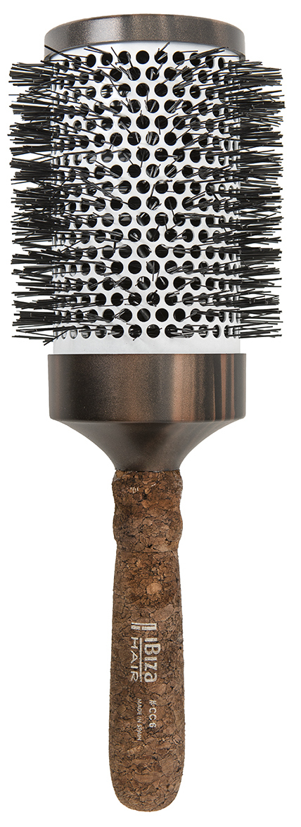 IBIZA HAIR Щетка круглая, керамическая для укладки волос, диаметр 93 мм (пробка), фото 1