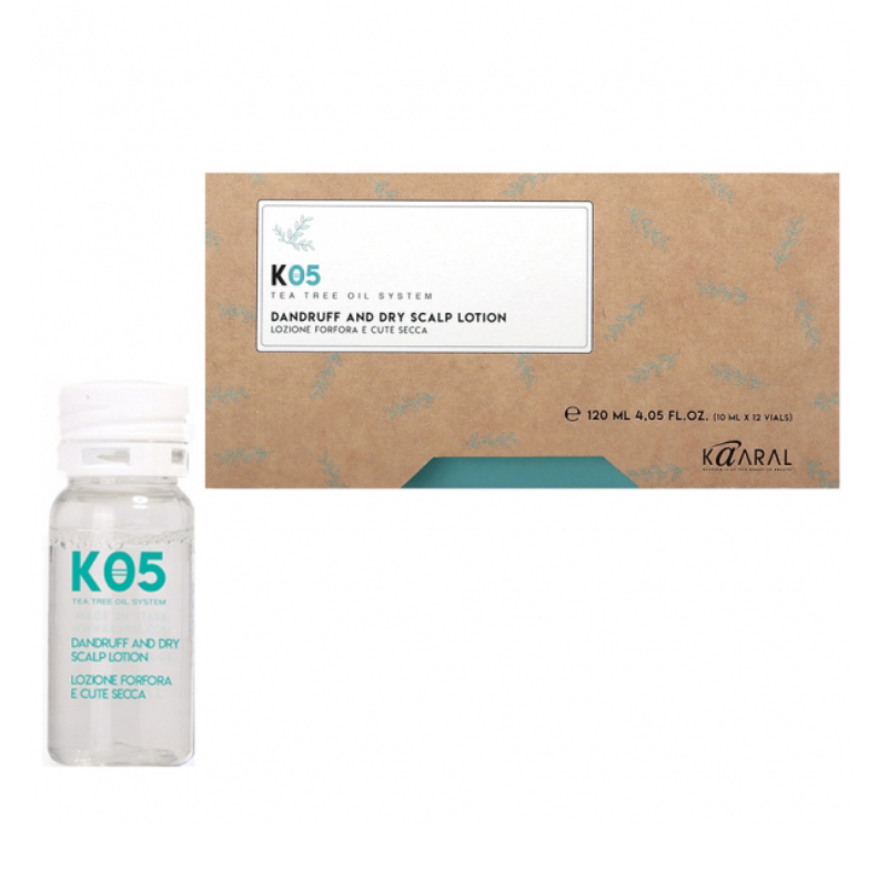 KAARAL Лосьон от перхоти для сухой кожи головы / К05 DANDRUFF AND DRY SCALP LOTION 12*10 мл, фото 2