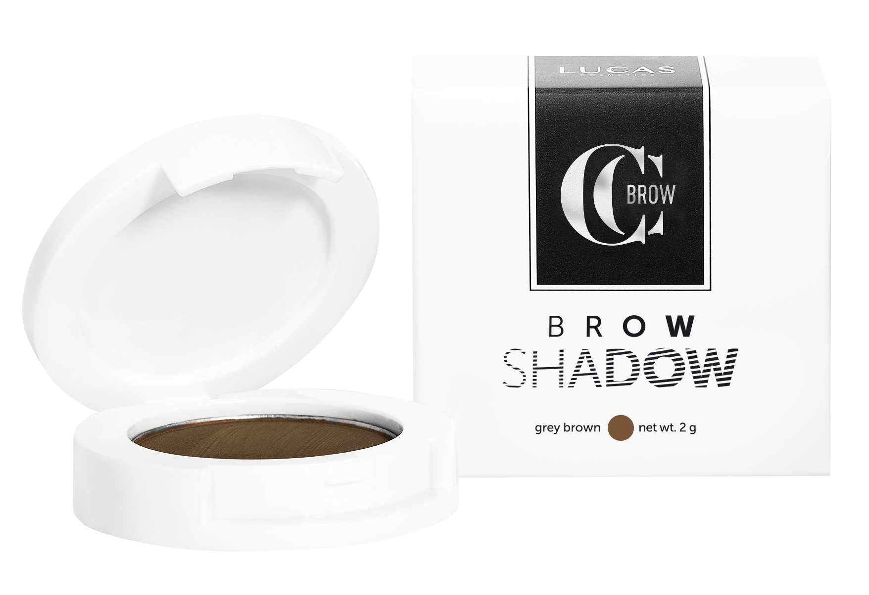 LUCAS’ COSMETICS Тени для бровей / CC Brow Shadow grey brown тени для век eye shadow запасной блок 83966 16 16 1 шт