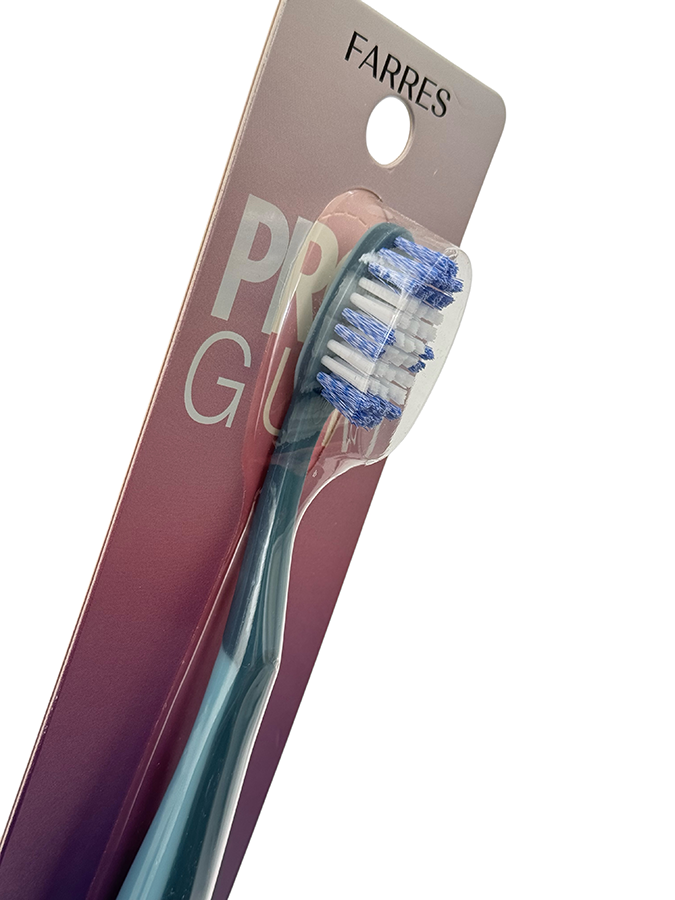 IWOU PROFESSIONAL Зубная щетка со спиралевидной щетиной голубая/FARRES PRO GUM, фото 2