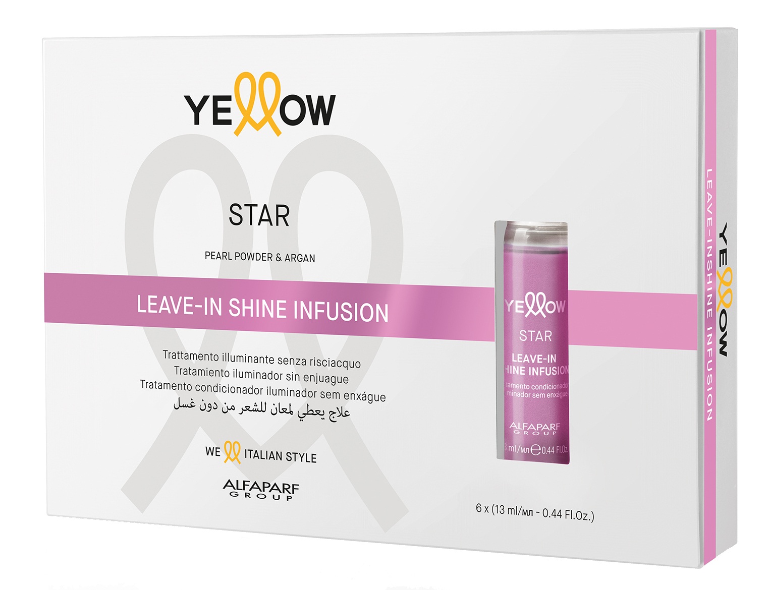 YELLOW Лосьон несмываемый для сияния волос / YE STAR LEAVE-IN SHINE INFUSION 6*13 мл