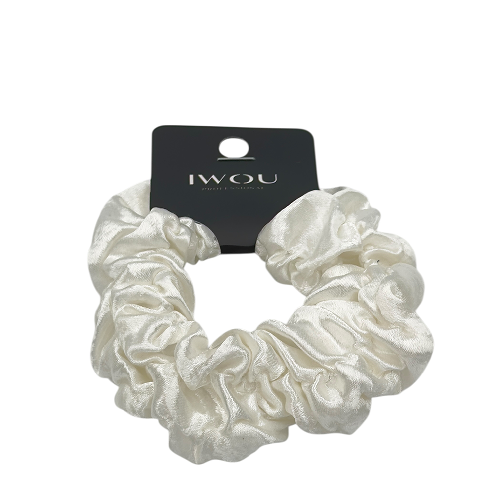 IWOU PROFESSIONAL Резинка для волос Королева белоснежная 1шт, фото 1