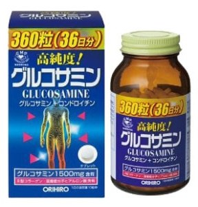 ORIHIRO Глюкозамин и хондроитин с витаминами, таблетки 360 шт витамины для суставов артроверон адванс глюкозомин хондроитин коллаген 120 капсул