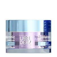 Крем-маска ночной для нормальной и чувствительной кожи Интенсивное восстановление / HYALURONIC 50 мл, LIBREDERM